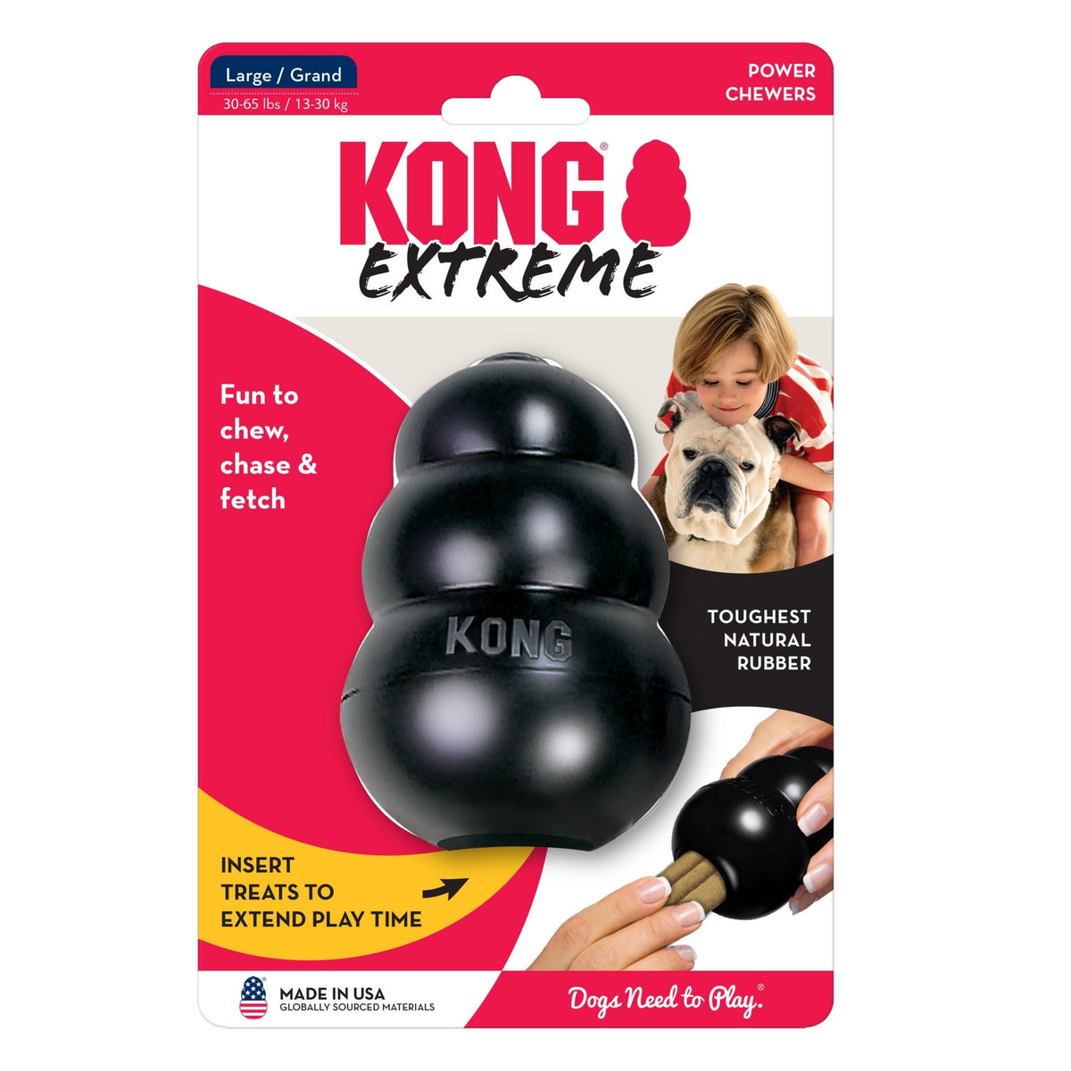 KONG Extreme Large – included in the Power Chewer Pack