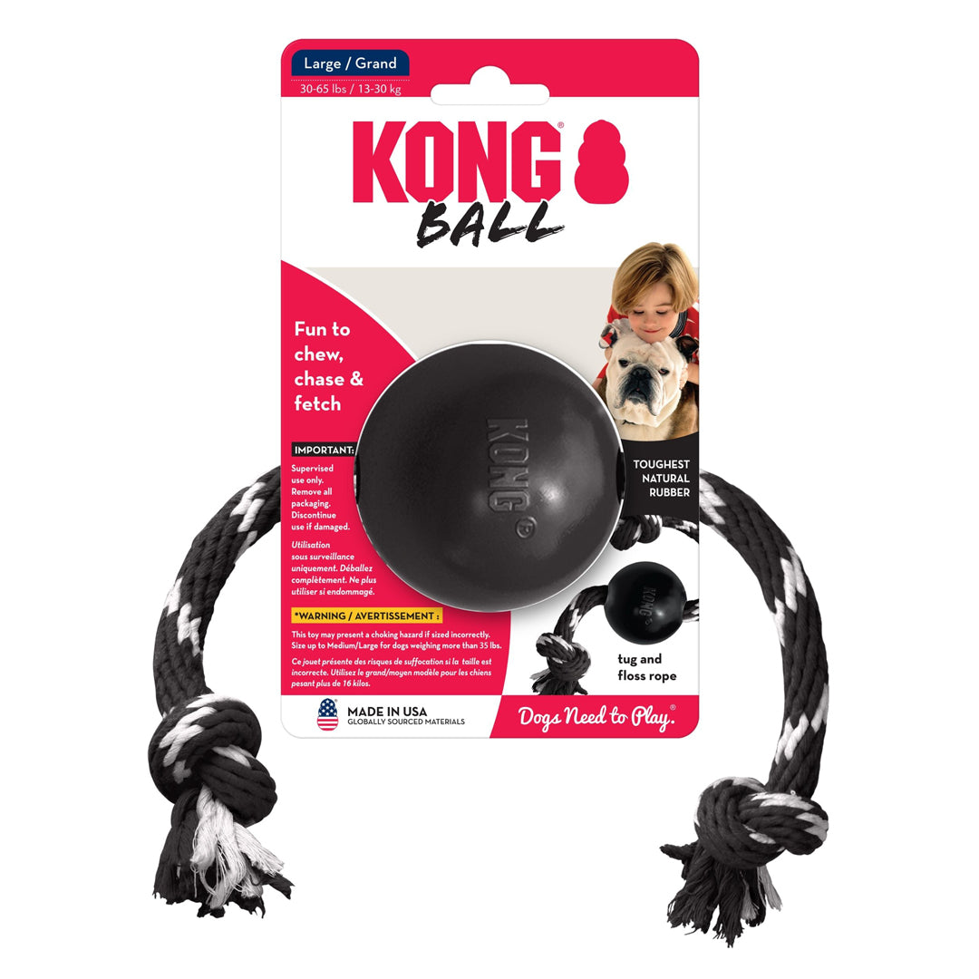 KONG Extreme Ball with Rope – Large