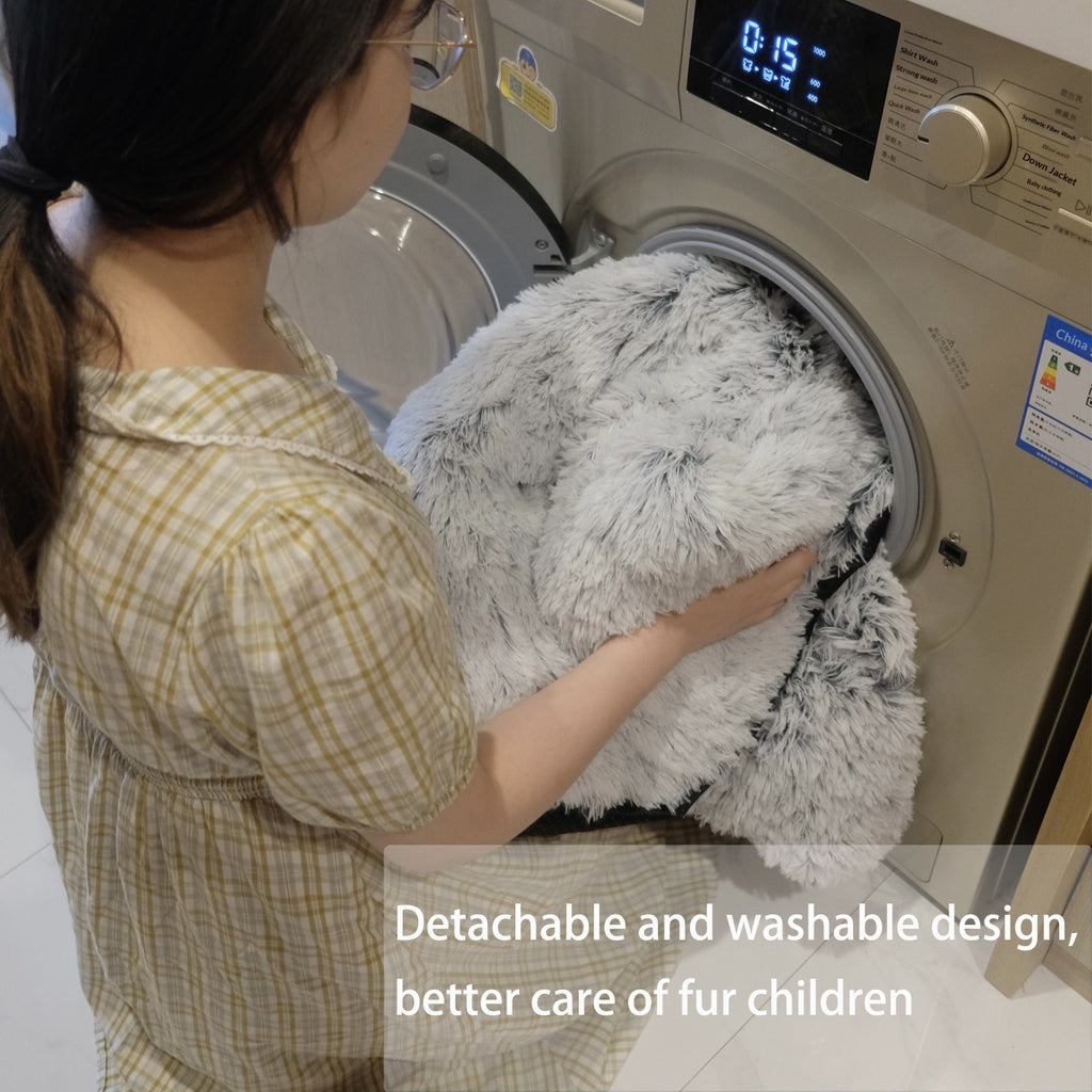 Removable cover goes in the washing machine
