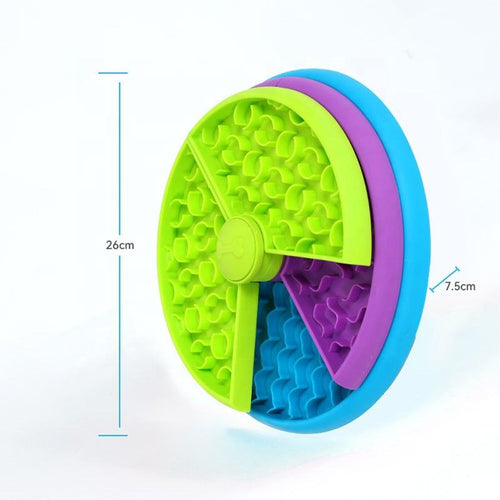 Puzzle feeder dimensions, about 10 in across