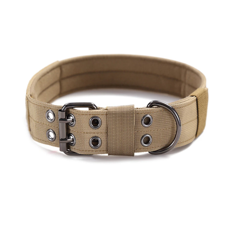 2" Wide Tactical Heavy Duty Nylon Large Dog Collar K9 Military With