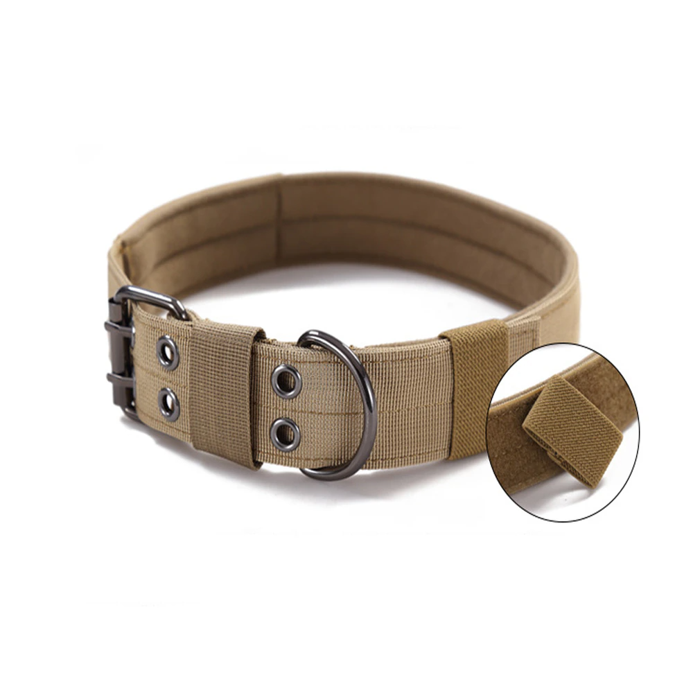 2" Wide Tactical Heavy Duty Nylon Large Dog Collar K9 Military With