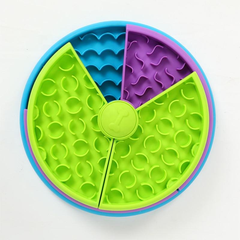 Top view of the 3-tier puzzle feeder