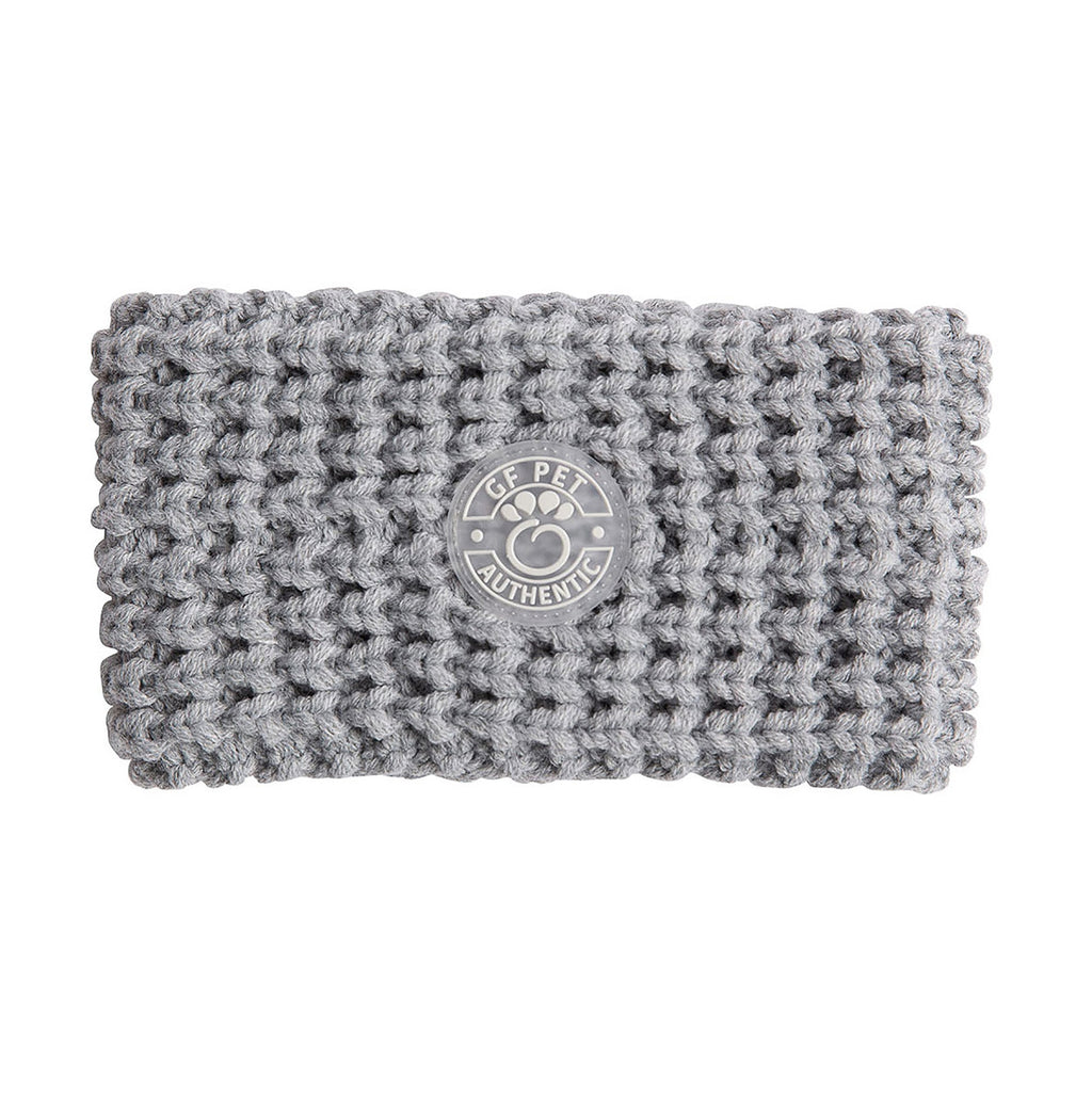 Chalet Knit Tube Scarf – Heather Grey