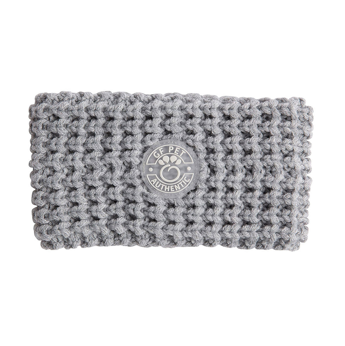 Chalet Knit Tube Scarf – Heather Grey