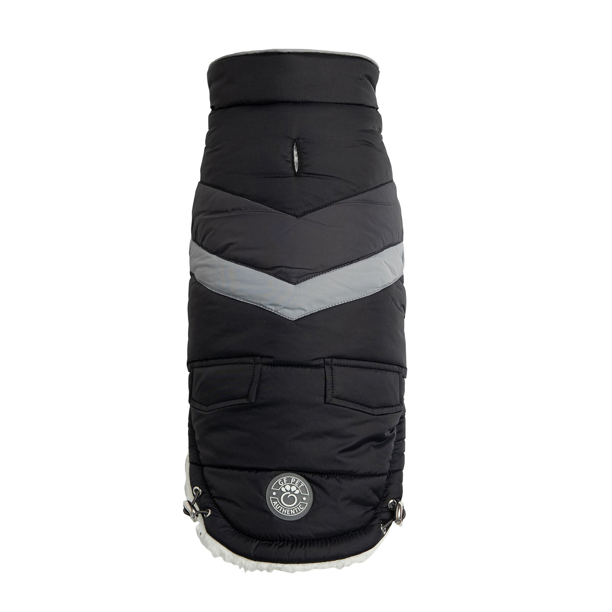 Alpine Puffer Dog Jacket – Black