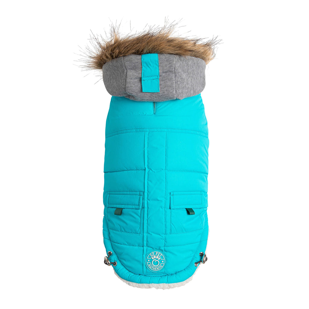 Winter Sailor Dog Parka – Aqua