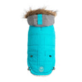 Winter Sailor Dog Parka – Aqua