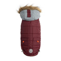 Winter Sailor Dog Parka – Burgundy
