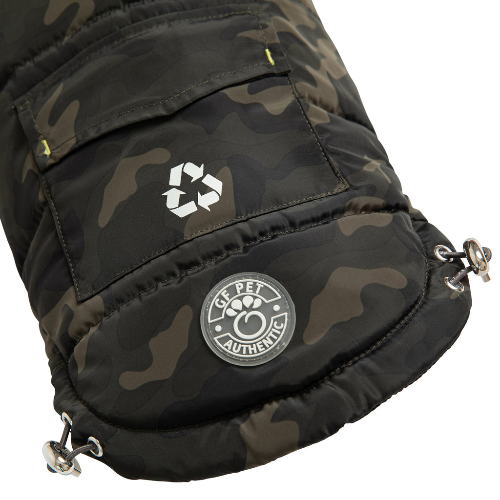 Recycled Dog Parka – Camouflage