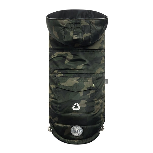 Recycled Dog Parka – Camouflage