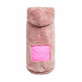 Cozy Sherpa Dog Hoodie – Pink