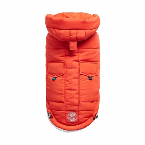 The Puff Dog Parka – Orange