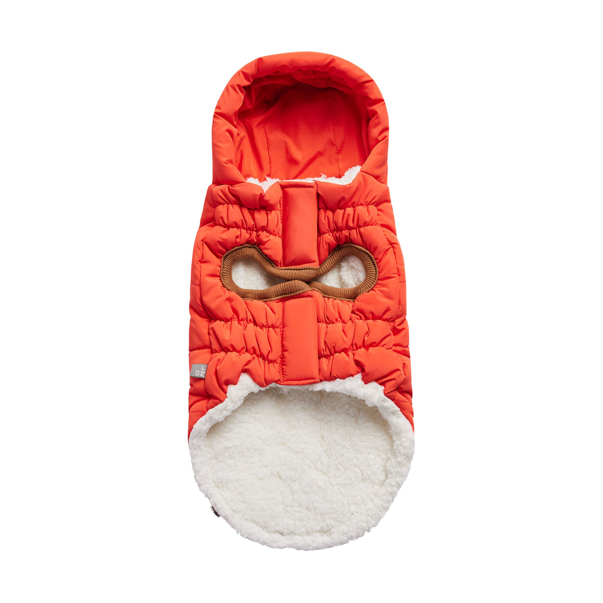 The Puff Dog Parka – Orange