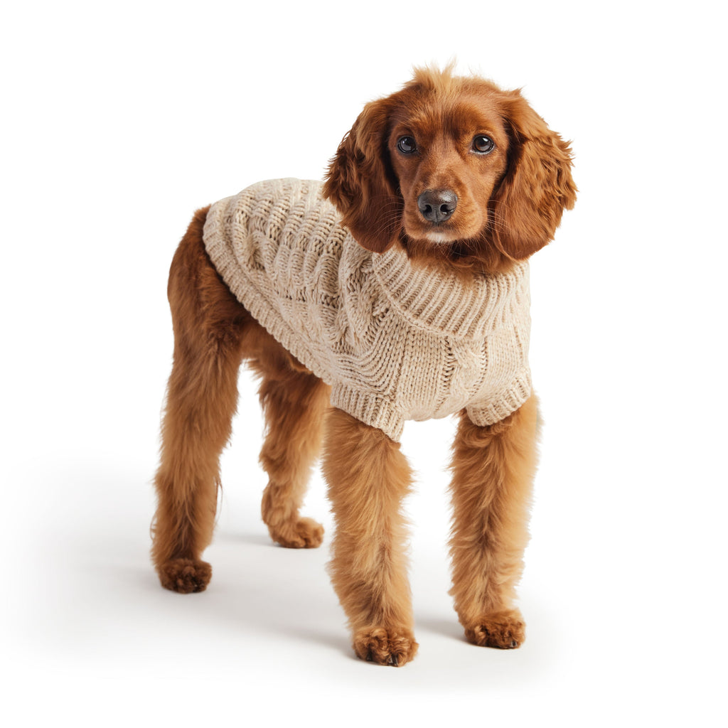 Chalet Dog Sweater – Oatmeal
