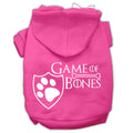 Mirage Pet 62-147 SMBPK Game of Bones Screenprint Dog Hoodie, Brig