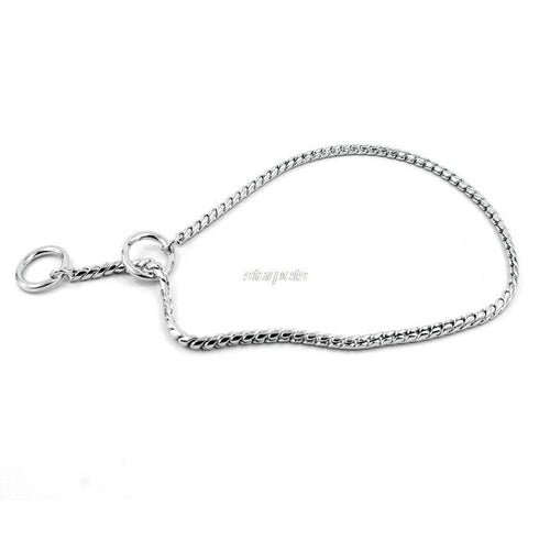 New Brand Chorme Snake P Chock Chain Dog Training