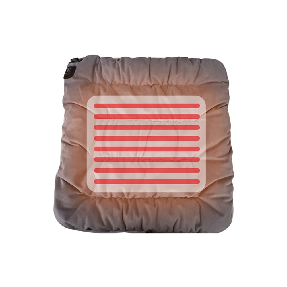 Adjustable Temperature Electric Heating Pad Cushion Chair Car Pet Body