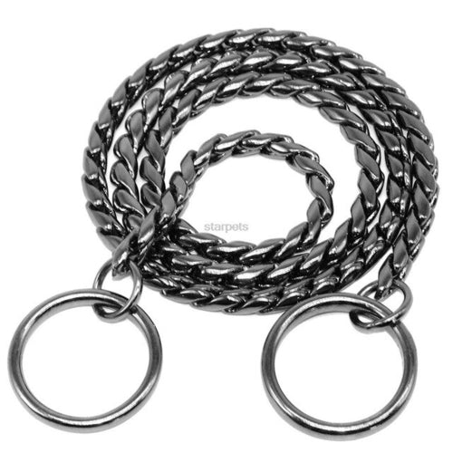 Snake Chain Dog Show Collar Heavy Metal Chain Dog
