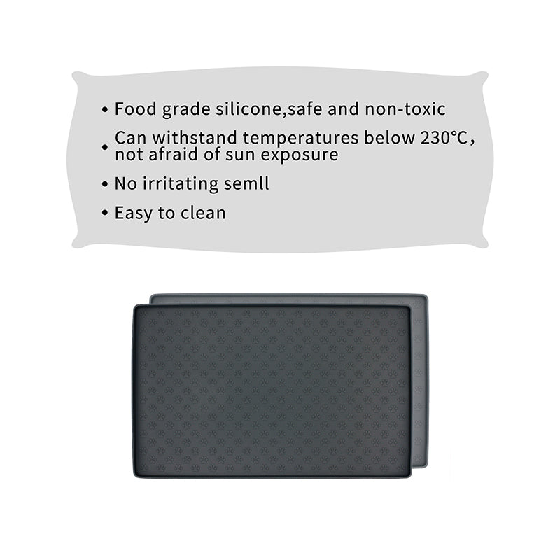 Waterproof Non-Slip Silicone Pet Food Mat
