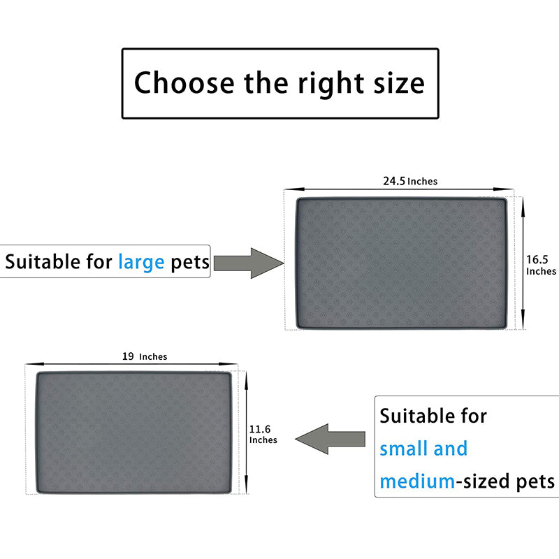 Waterproof Non-Slip Silicone Pet Food Mat