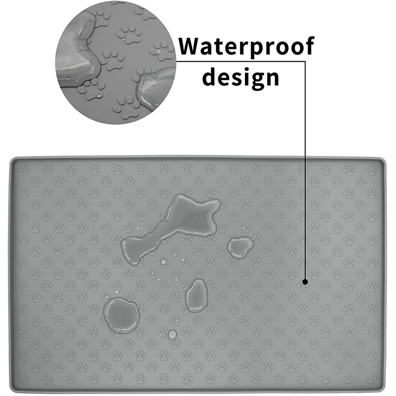 Waterproof Non-Slip Silicone Pet Food Mat