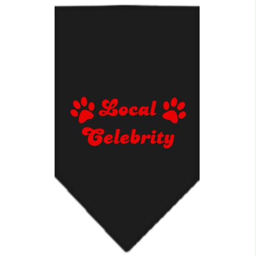 Mirage Pet Products 66-48 SMBK Local Celebrity Screen Print Bandana Bl